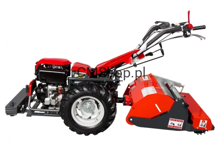 Jednostka napędowa Oleo-Mac/Nibbi MH450/KAM13S diesel z glebogryzarką separacyjną MWX66  i kołami
