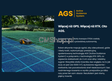 STIGA Autonomiczny Robot koszący STIGA A 7500 (7500 m²)  Darmowy dożywotni pakiet łączności|