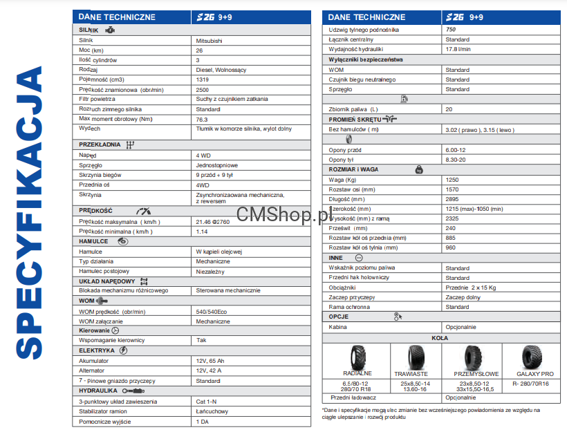 Ciągnik SOLIS 26 4WD 9+9 | Dostępny | Promocja |Autoryzowany Dealer|SERWIS