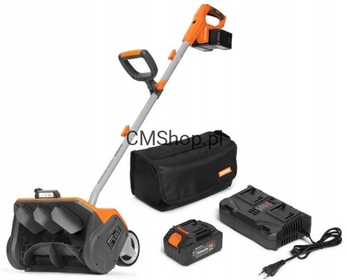 Przejdź do produktu ODŚNIEŻARKA AKUMULATOROWA DAEWOO DAST 4242Li SET 2x21V 4.0Ah 42cm Zestaw