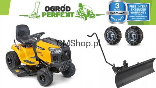 Przejdź do produktu Traktor Cub Cadet LT1 NS92 z pługiem i łańcuchami Zestaw zimowy | DOSTĘPNY OD RĘKI | Przegląd 0 gratis | RATY 0%* | Transport*
