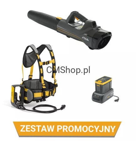 Dmuchawa akumulatorowa STIGA SAB 900 AE + akumulator + ładowarka + pas nośny|Zestaw promocyjny|SERWIS