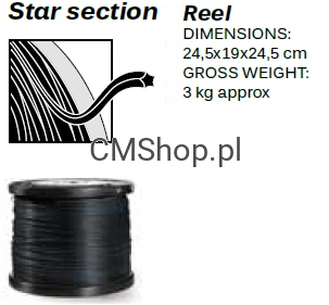 Żyłka tnąca STIGA gwiazdka LONG LIFE 2,7 x 540,0 m 1911-9191-01