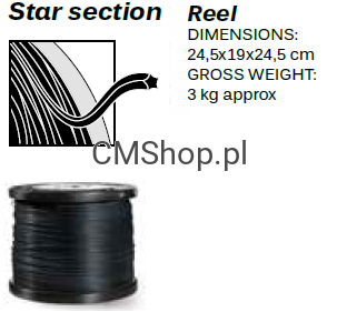 Przejdź do produktu Żyłka tnąca STIGA gwiazdka LONG LIFE 2,7 x 540,0 m 1911-9191-01