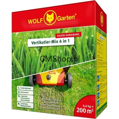 Przejdź do produktu Mieszanka wertykulacyjna 4w1 WOLF-Garten V-MIX 200  | Dostępny od ręki | Black Friday