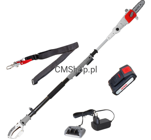 Przejdź do produktu Podkrzesywarka akumulatorowa na wysięgniku IKRA ICPS 2020 20V ZESTAW