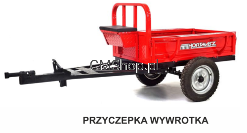 Przejdź do produktu Przyczepka do glebogryzarek Hortmasz z wywrotką i hamulcem| DOSTĘPNA | Nowość | Uruchomienie Instruktaż SERWIS