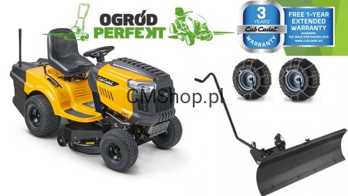 Przejdź do produktu Traktor Cub Cadet LT1 NR92 z pługiem i łańcuchami Zestaw zimowy | DOSTĘPNY | Przegląd 0 gratis | RATY 0%* | Transport*