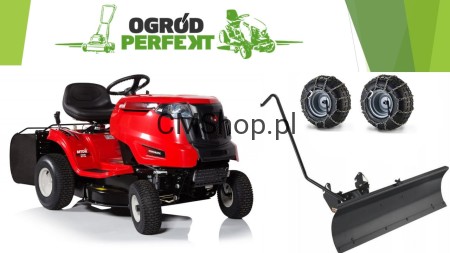 Traktor MTD SMART RC 125 z pługiem i łańcuchami Zestaw zimowy | DOSTĘPNY OD RĘKI | Przegląd 0 gratis | RATY 0%* | Transport*