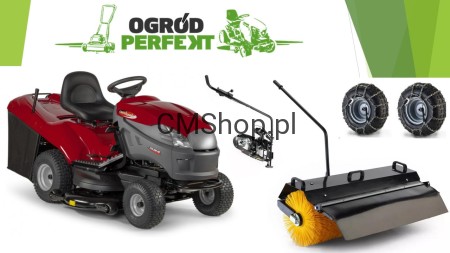 Traktor Castel Garden PTX 230 HD z zamiatarką i łańcuchami Zestaw zimowy | DOSTĘPNY OD RĘKI | Przegląd 0 gratis | RATY 0%* | Transport*