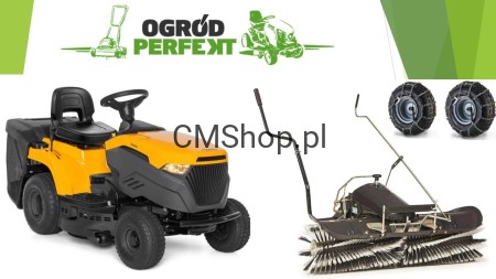 Traktor STIGA ESTATE 384 M z zamiatarką i łańcuchami Zestaw | DOSTĘPNY OD RĘKI |Przegląd 0 gratis | RATY 0*|Serwis|Transport*