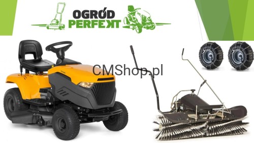 Przejdź do produktu Traktor STIGA Tornado 398 M / 2098 z zamiatarką i łańcuchami Zestaw zimowy | DOSTĘPNY OD RĘKI | Przegląd 0 gratis | RATY 0%* | Transport*