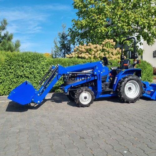 Przejdź do produktu Ciągnik SOLIS 16 4WD 18 KM ze wspomaganiem z ładowaczem i łyżką 120 cm| Dostępny od ręki | Promocja |Autoryzowany Dealer