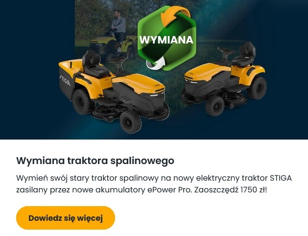 stiga traktory promocja
